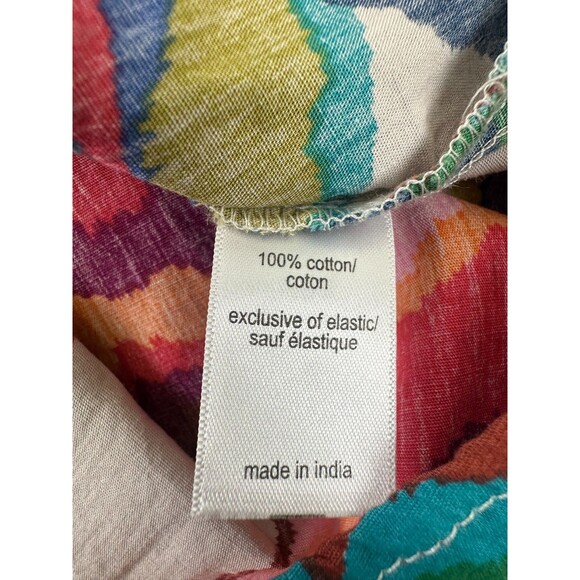 Maurices Bright Floral Smocked Poplin Midi Dress Multicolored Pockets Womens XXL - Picture 13 of 13